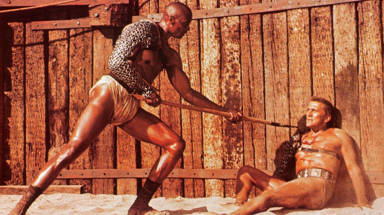 Woody Strode, Kirk Douglas, Spartacus