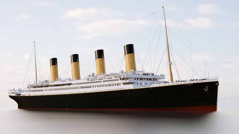 Titanic 3d rendering