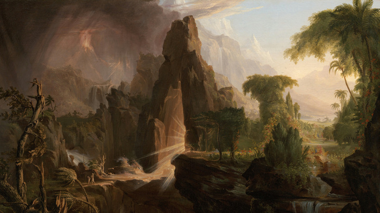 Expulsion from the Garden of Eden, Thomas cole