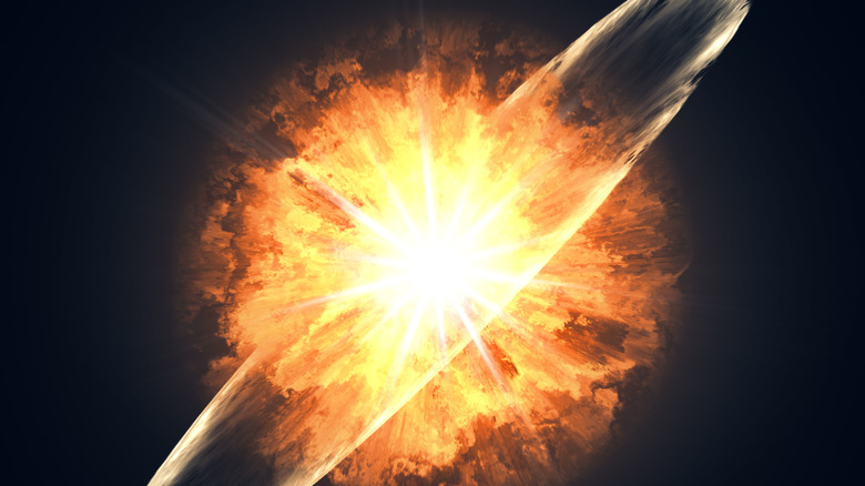 illustration of supernova explosion