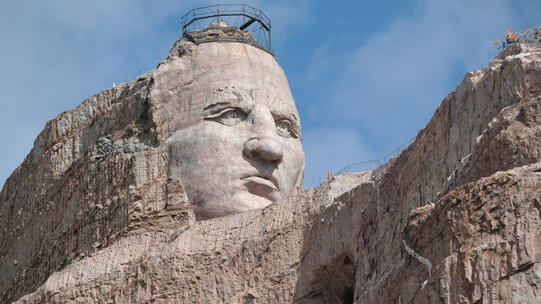 Crazy Horse Monument, construction 