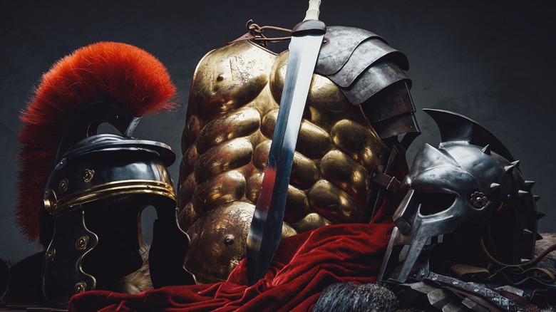 Roman soldier and gladiator equipment