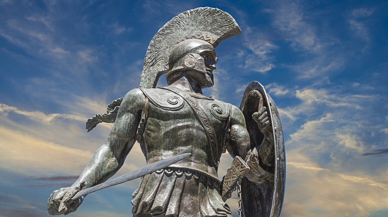 Statue of Spartan king Leonidas