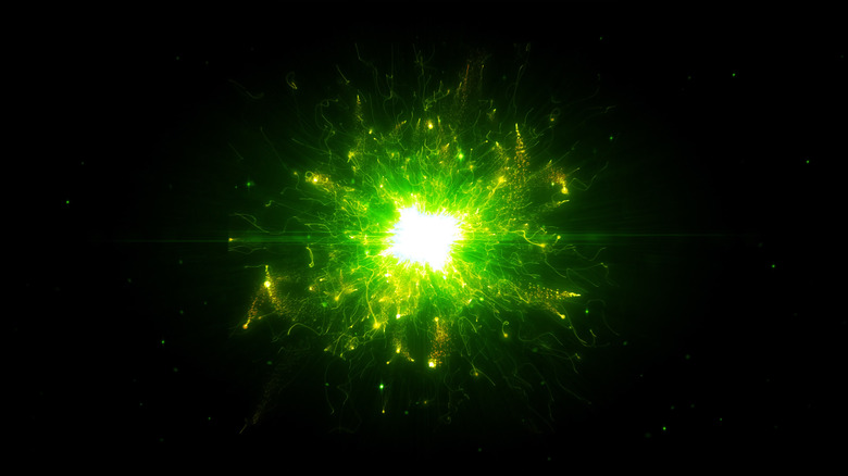 green pea star simulation