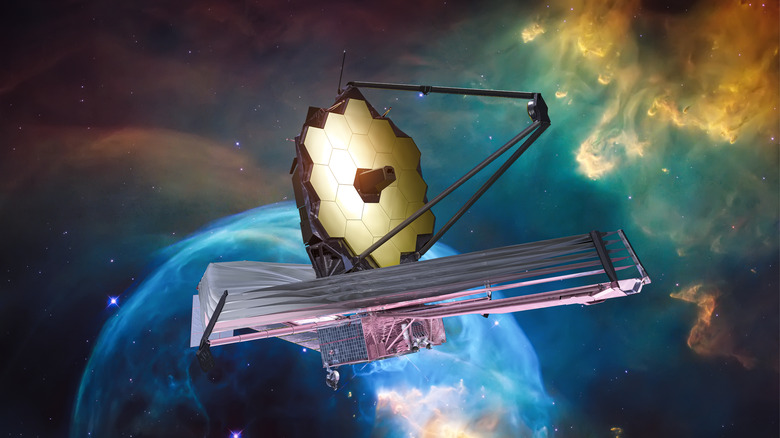 James Webb Space Telescope photographing space