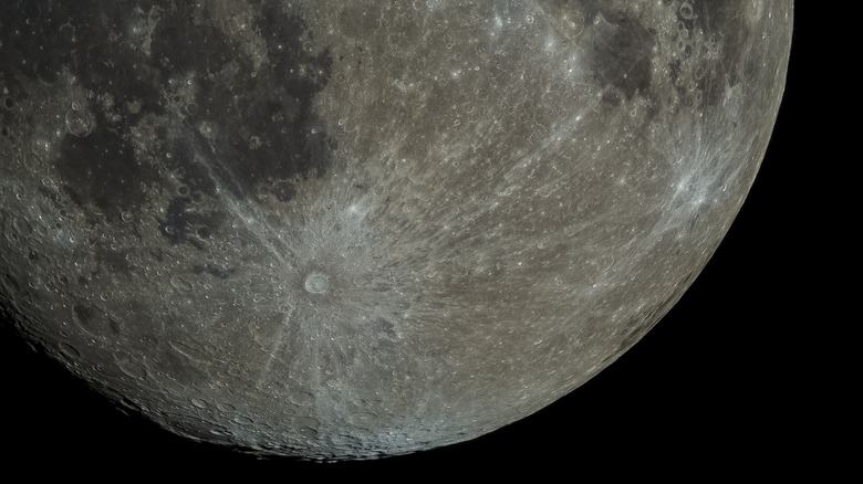 the Moon's south pole 