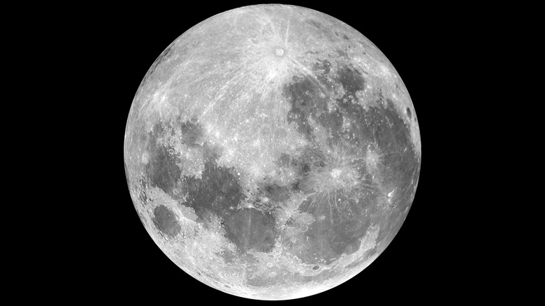 Upside-down full moon