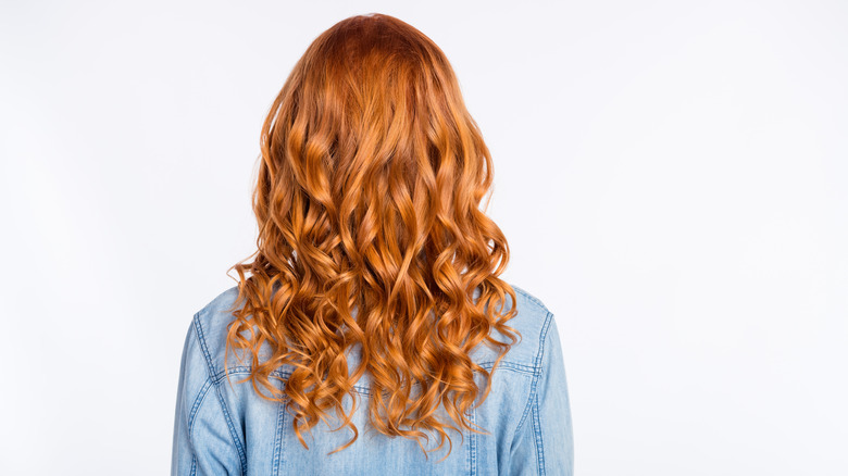 Woman with red hair