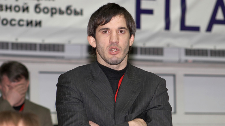 Former freestyle wrestler Buvaisar Saitiev in 2004