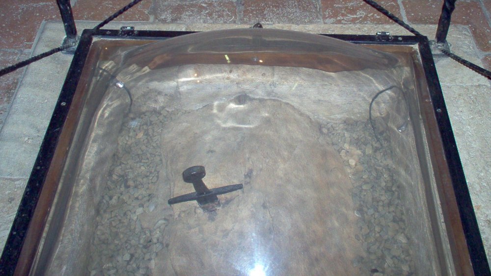 The sword in the stone that once belonged to Saint Galgano Guidotti