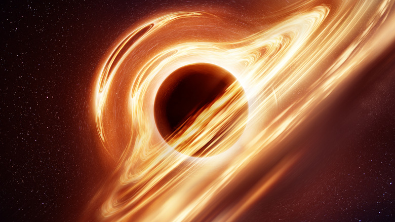 Modern black hole artwork 