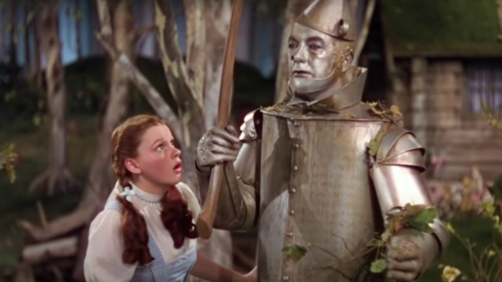 Dorothy meets the Tin Man