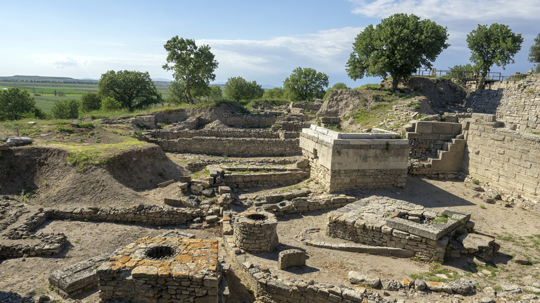 Ruins of the city of Troy