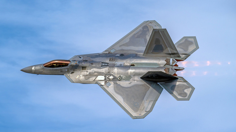F-22 Raptor in flight