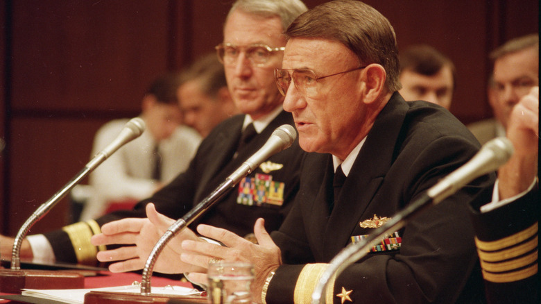 american military personnel at investigative hearing