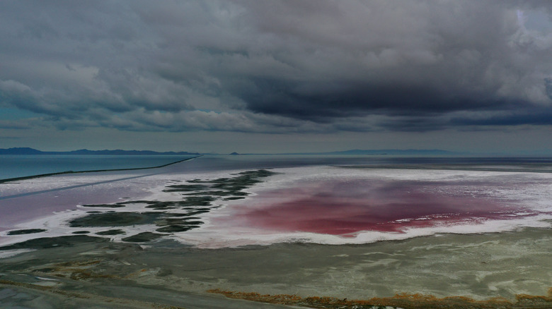 Gret Salt Lake at low levels