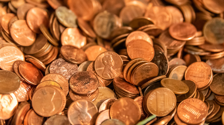 pile of pennies