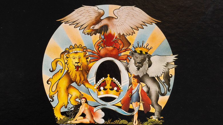 The Queen logo from the cover of A Day at the Races