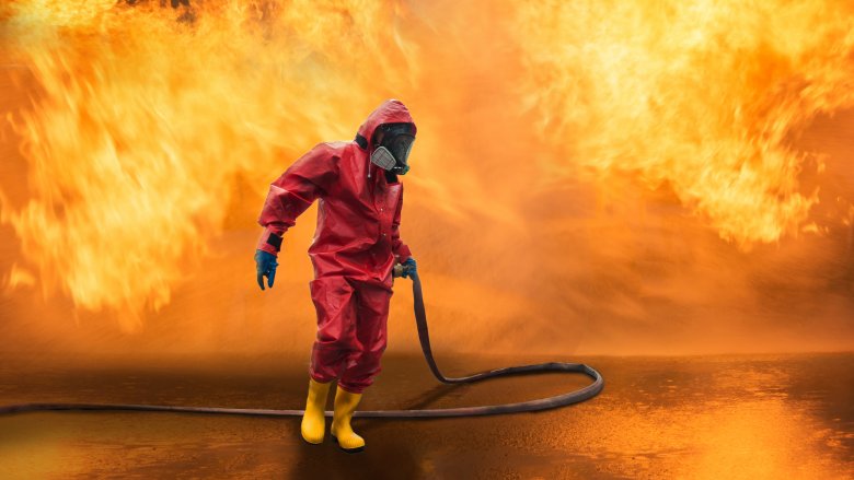 firefighter bio suit germs