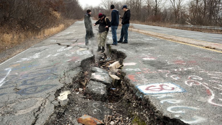 centralia pennsylvania holes graffiti