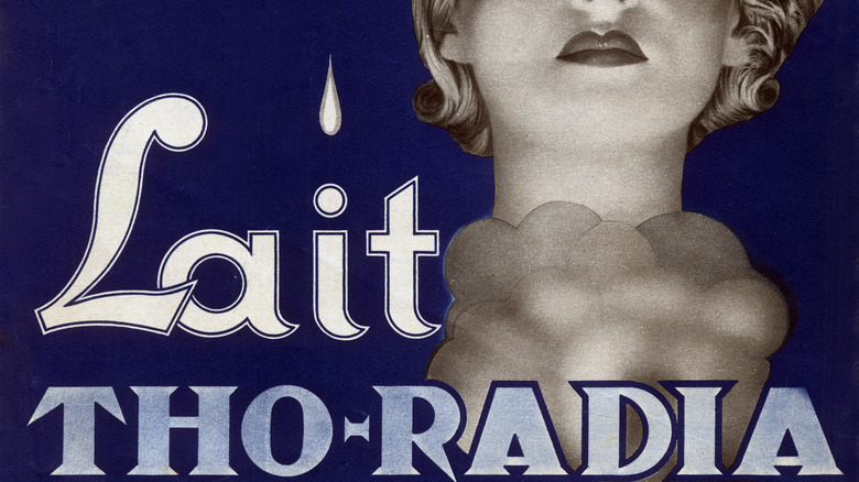 French advertisement for Tho-Radia Milk