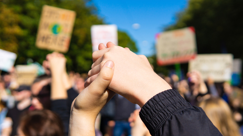 Earth Day demonstration