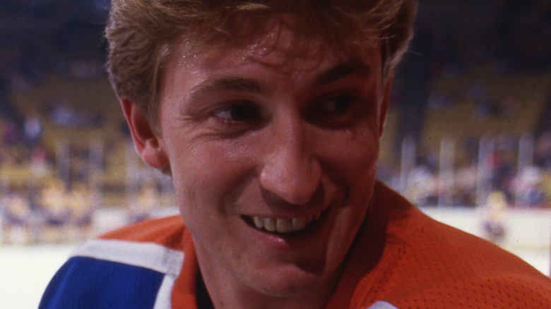 Wayne Gretzky with the Oilers