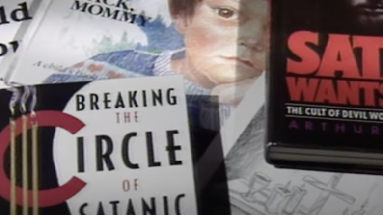 Stack of satanic ritual abuse books