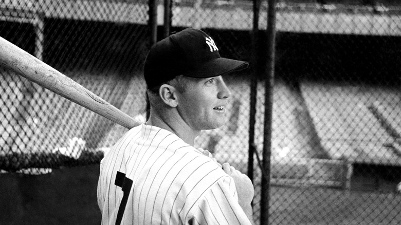 Mickey Mantle's baseball cap in 1958