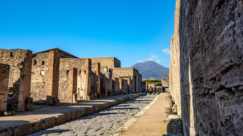 view of Pompeii