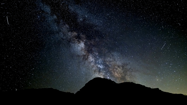 A starry nighttime sky