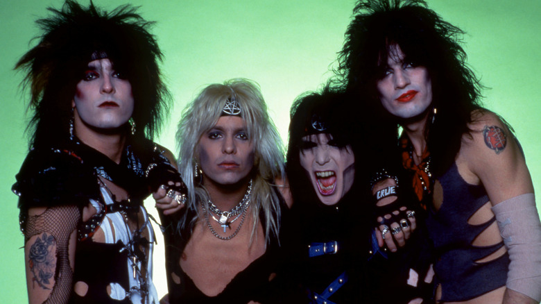 Motley Crue posing