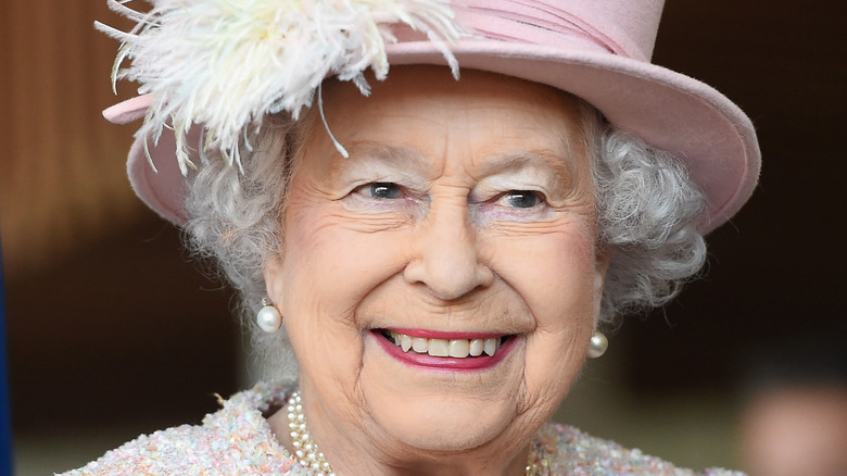 Queen Elizabeth smiling