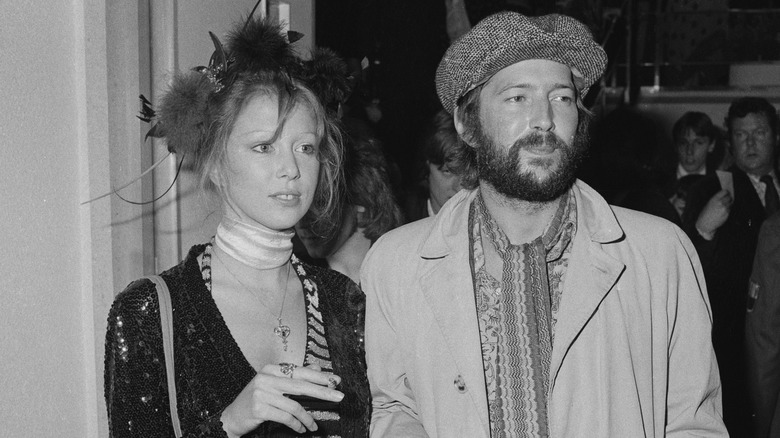 Pattie Boyd and Eric Clapton