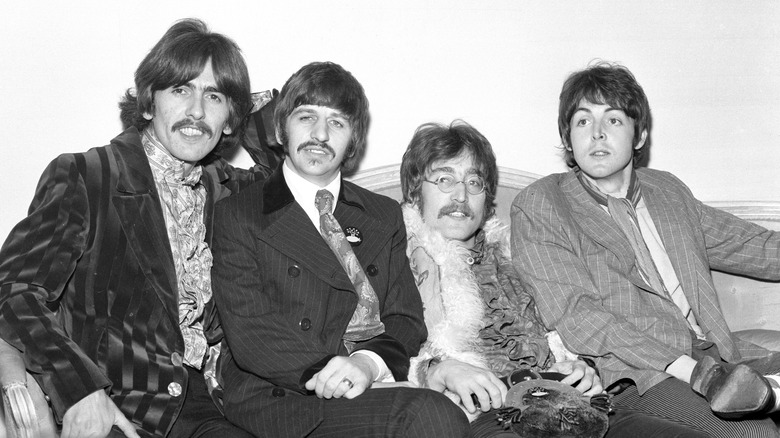 Beatles pose for band photo