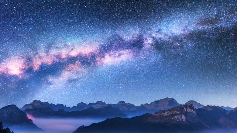 Milky Way galaxy seen from Palermo