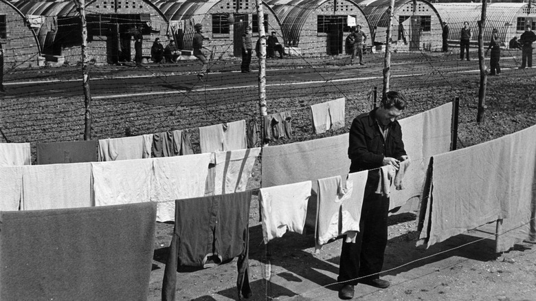 POW camp for german soldiers