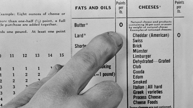 world war II rationing book point system