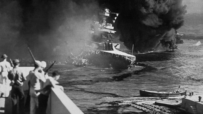 USS California in Pearl Harbor