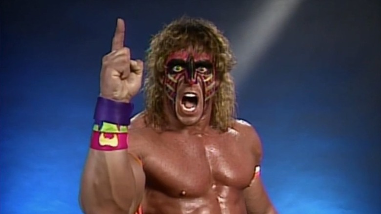The Ultimate Warrior talking in a promo