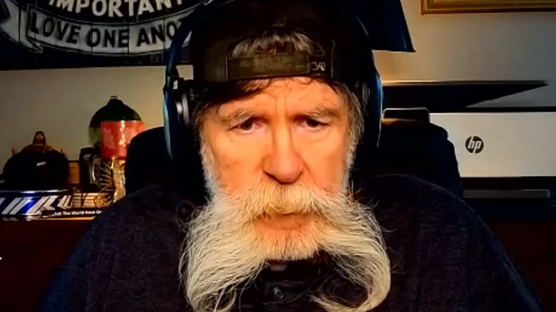 Dutch Mantell speaking on his podcast