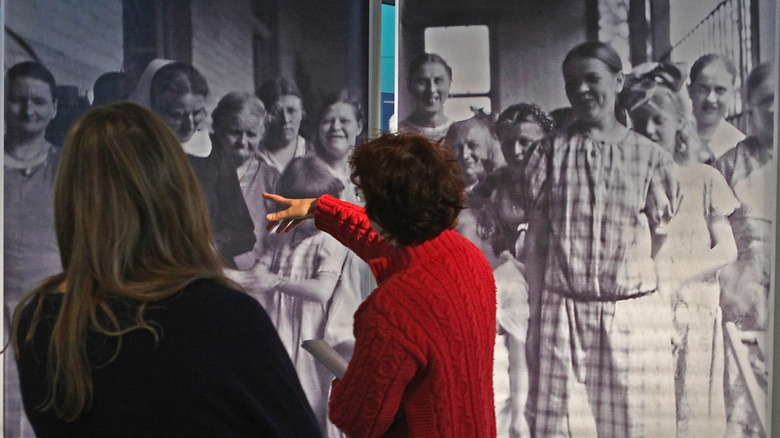 Photo of Aktion T4 victims at a Berlin Museum