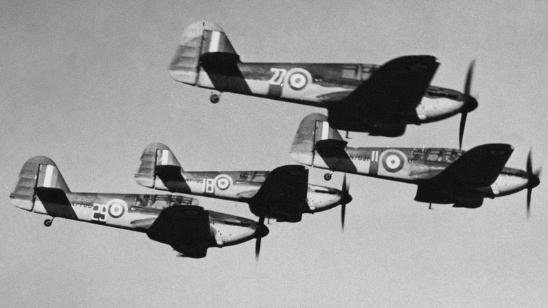 British World War II planes