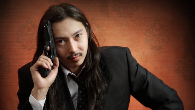 man with gun