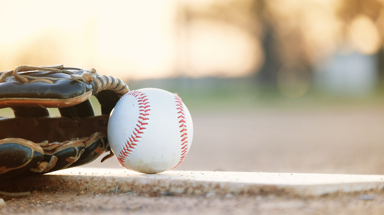 baseball and glove