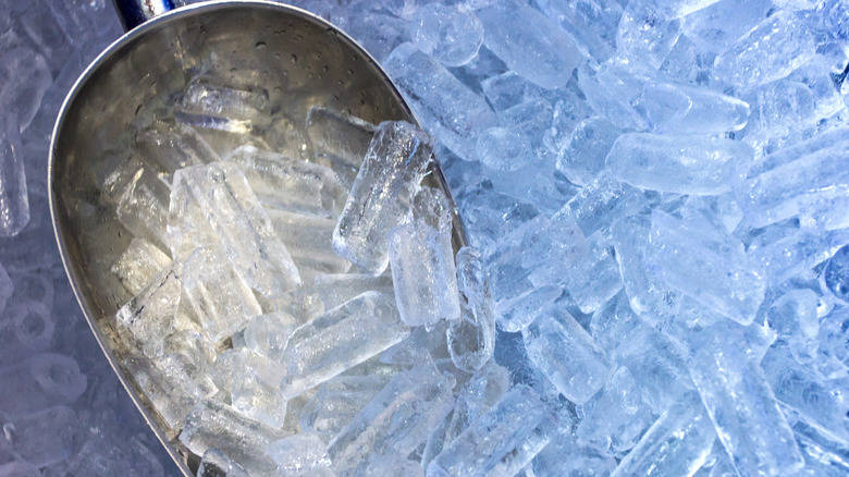 ice in ice machine