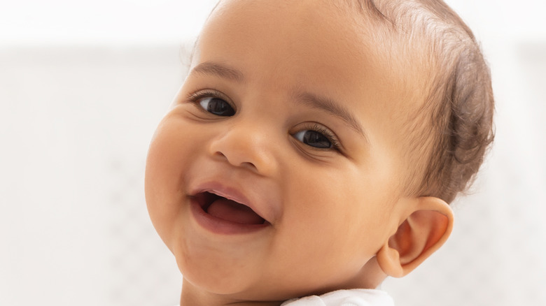 Smiling young child